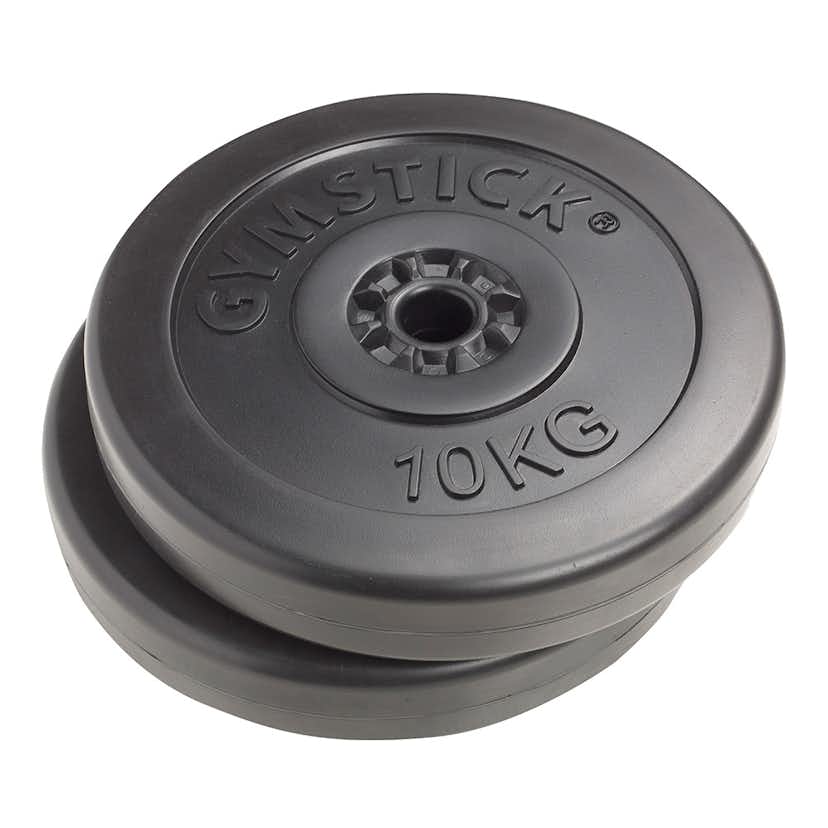 Viktskivor Gymstick 2x10 kg Vinyl